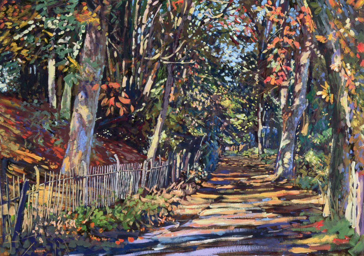 Autumn Light, 2000 (guassi laivalla) tekijältä Martin Decent