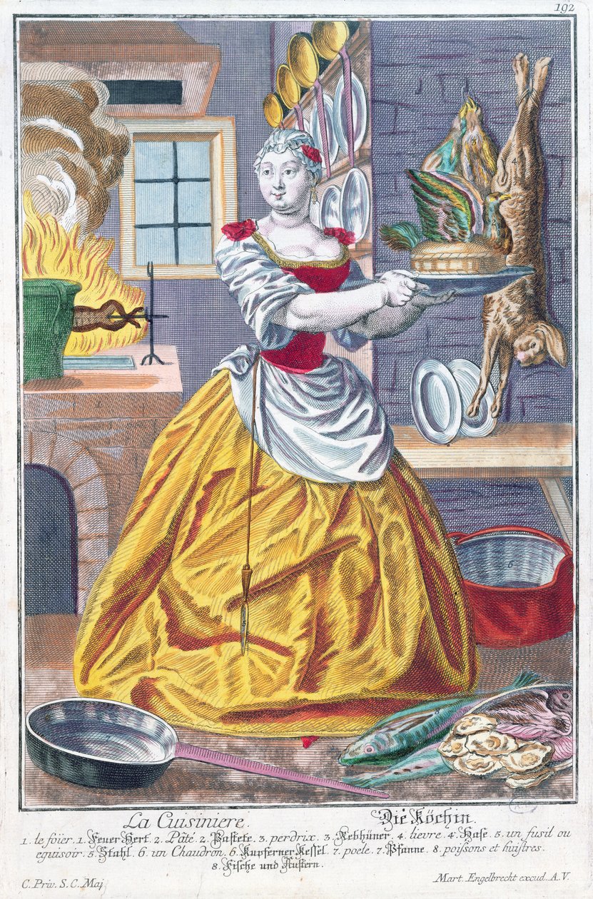 Cook, n. 1735 tekijältä Martin Engelbrecht