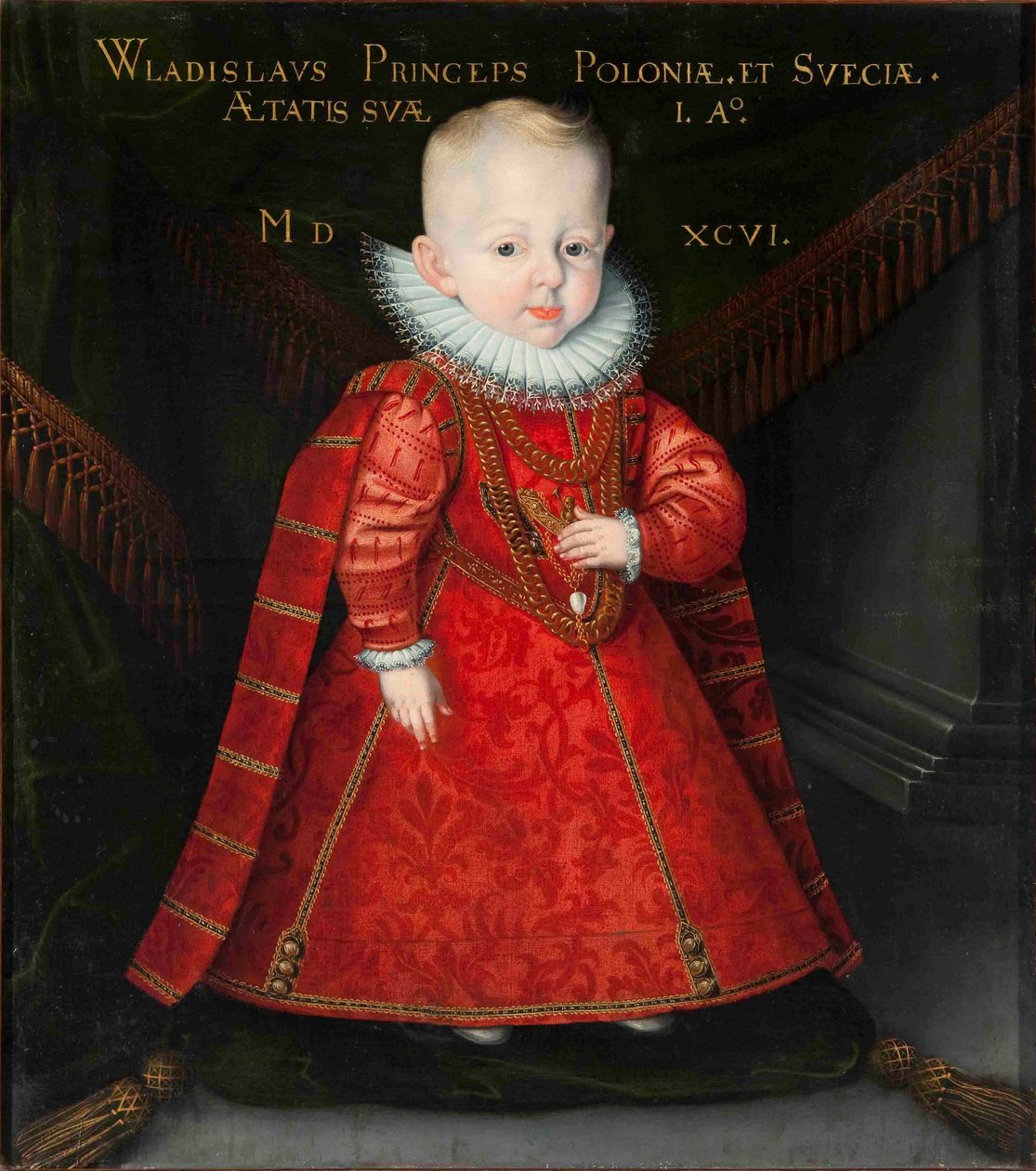 Puolan kuningas Sigismund III:n pojan Władysław Vaasan (1595-1648) muotokuva. tekijältä Martin Kober