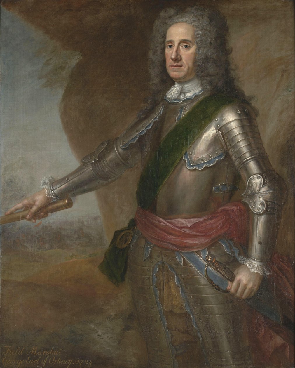 Muotokuva George Douglas-Hamiltonista, Orkneyn 1. jaarista (1666-1737) tekijältä Martin Maingaud