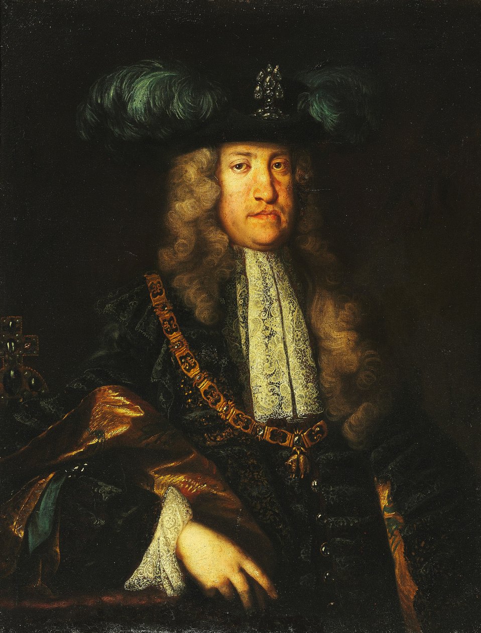 Porträt Kaiser Karl VI. tekijältä Martin II Mytens or Meytens