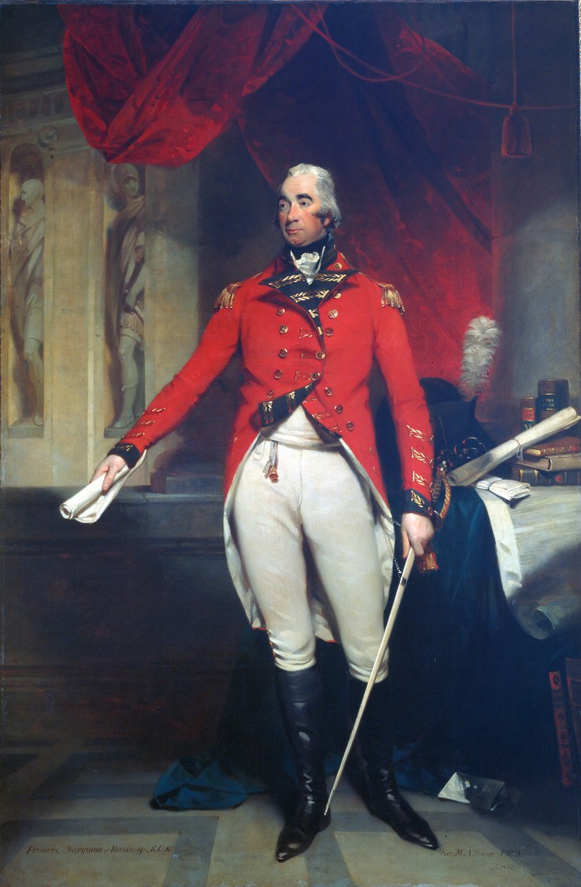 Francis Rawdon Hastings (1754-1862) Moiran toinen jaarli, n. 1804 tekijältä Martin Archer Shee