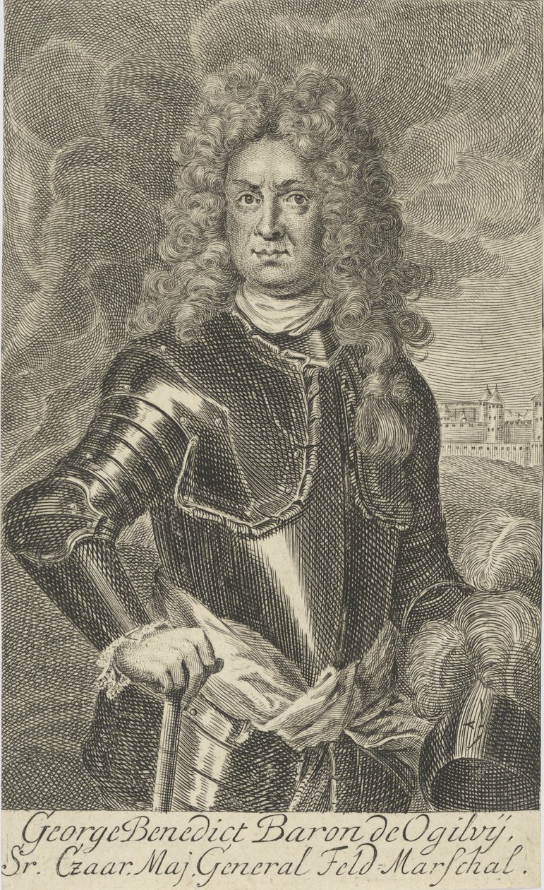 Georg Benedikt Freiherr von Ogilvy, paroni Ogilvy de Muirtown 1651-1710, 1705. tekijältä Martin Bernigeroth