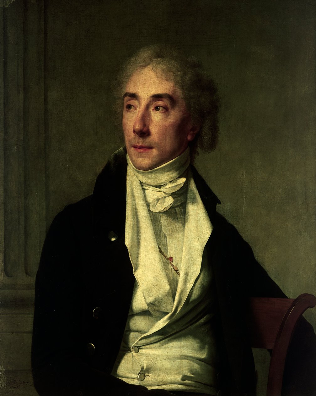 Baptiste Cadetin muotokuva, ranskalainen näyttelijä, Martin Drollingin (1752-1817) maalaus, öljy kankaalle tekijältä Martin Drölling