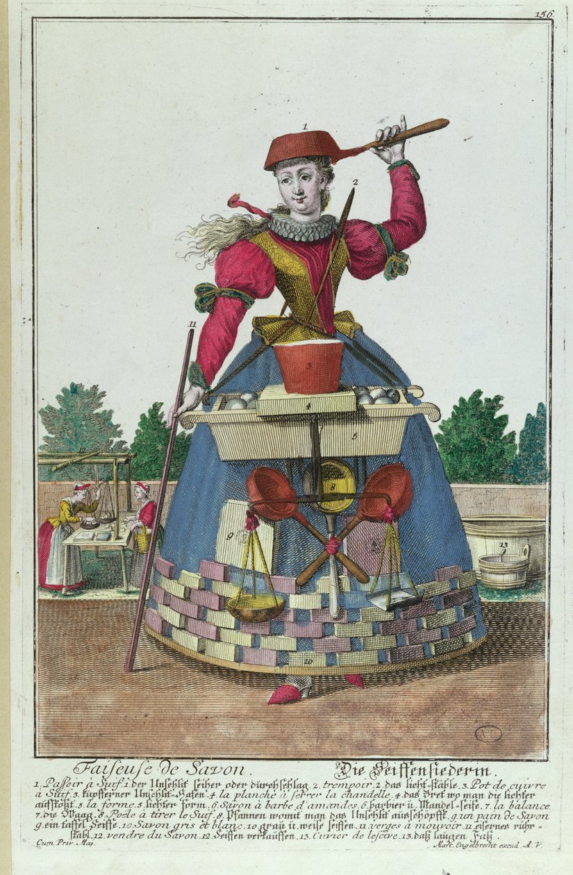 The Soap Maker, n. 1735 (katso myös 170137) tekijältä Martin Engelbrecht