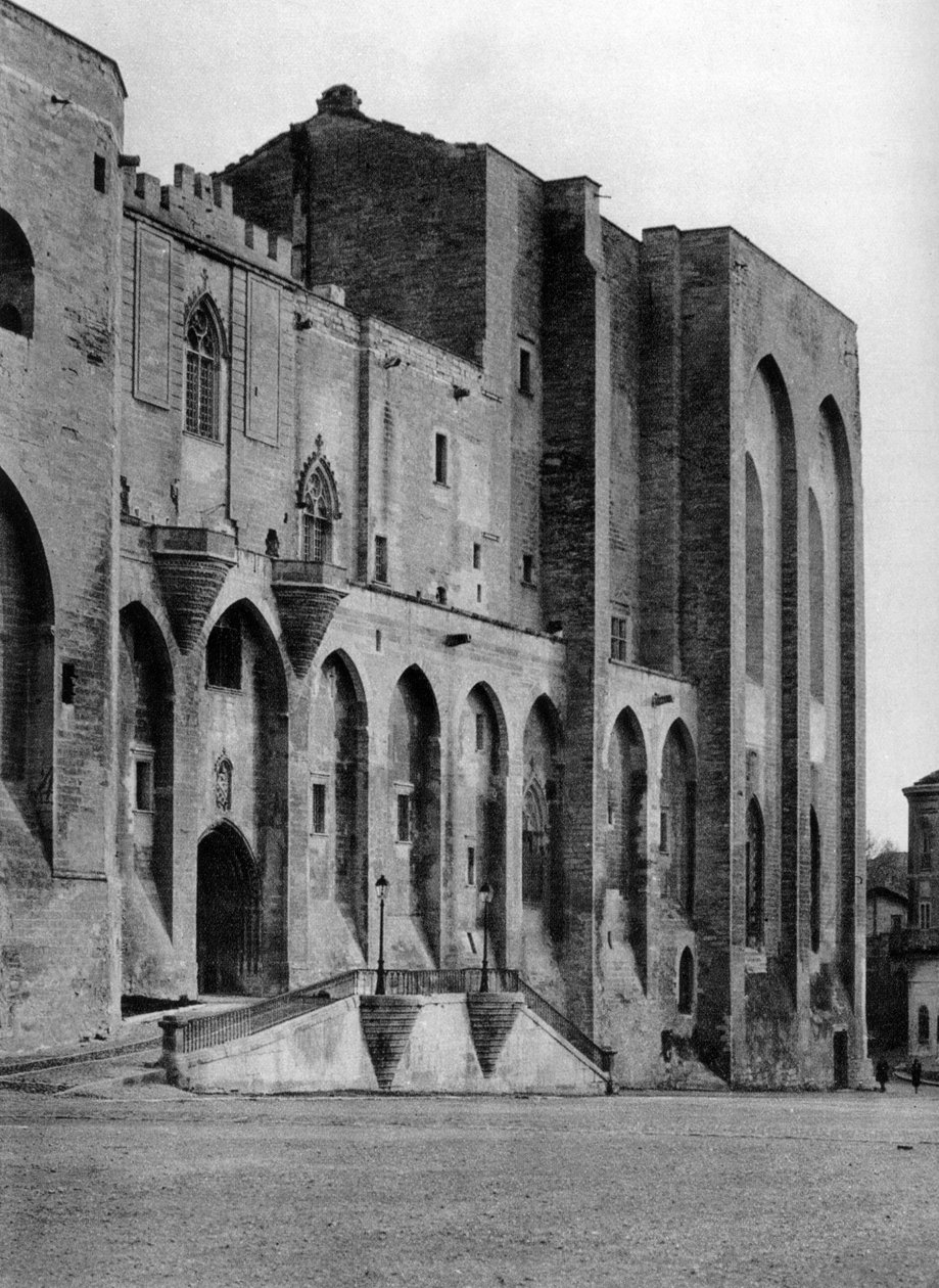 Paavin palatsi, Avignon, Ranska, 1937 tekijältä Martin Hurlimann