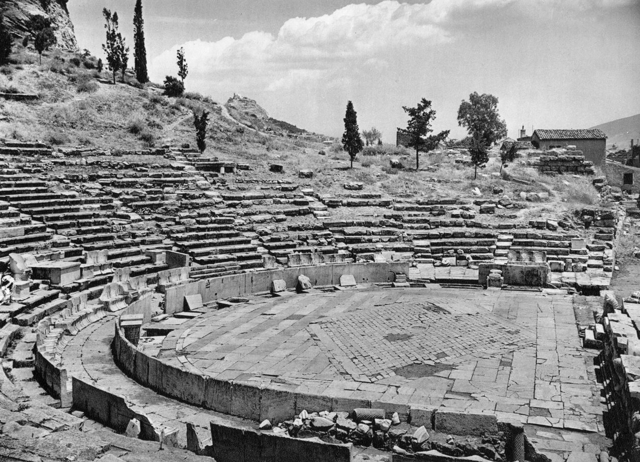 Dionysoksen teatteri, Ateena, 1937 tekijältä Martin Hurlimann
