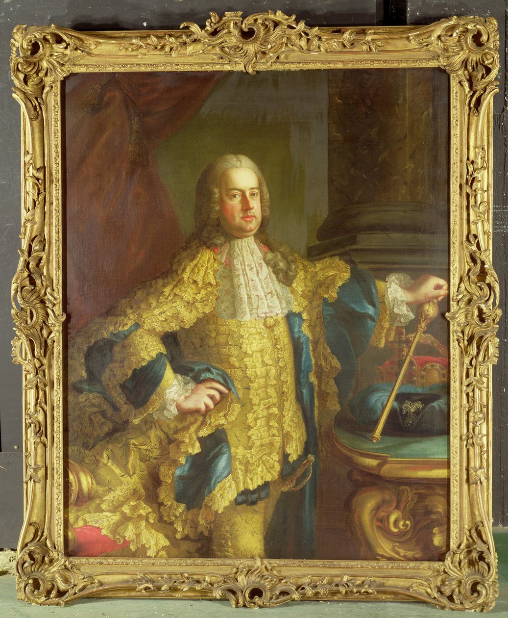 Keisari Francis I:n (1708-65) muotokuva tekijältä Martin II Mytens or Meytens