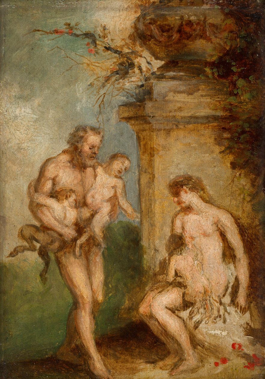 Satyr-lasten koulutus tekijältä Martin Johann Schmidt