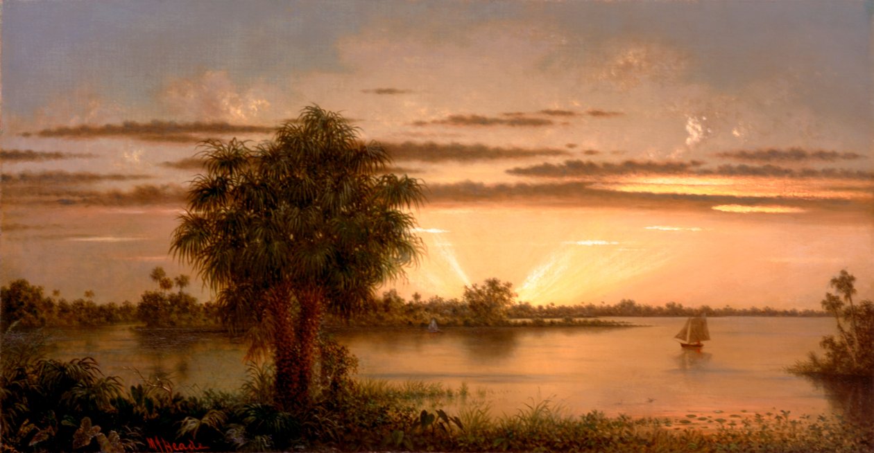 Florida Sunrise tekijältä Martin Johnson Heade