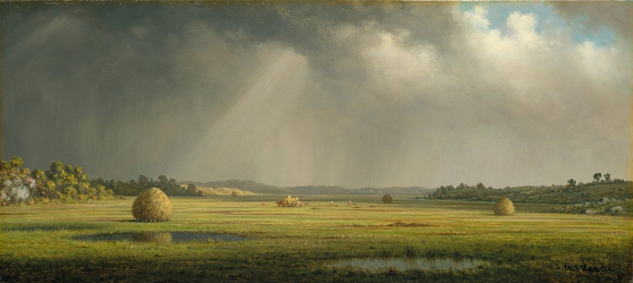 Newburyport Meadows, n. 1876–1881 (öljy kankaalle) tekijältä Martin Johnson Heade