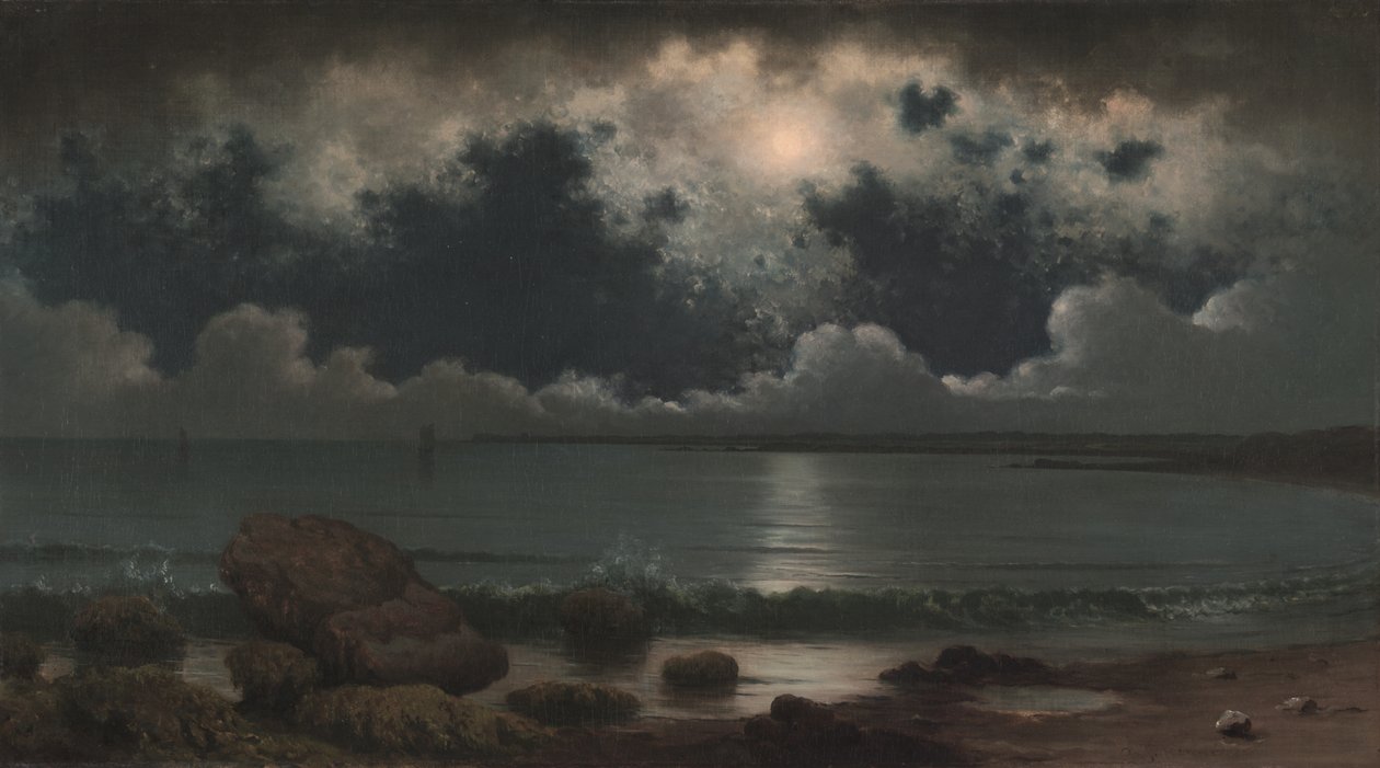 Point Judith, Rhode Island, 1867-1868. tekijältä Martin Johnson Heade