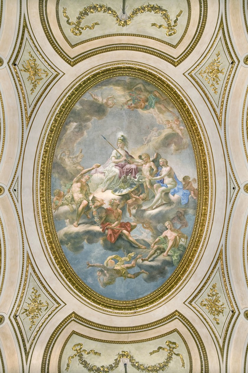 La Sapienza, Salone d Onoren tai Sala Napoleonican katto, 1777 tekijältä Martin Knoller