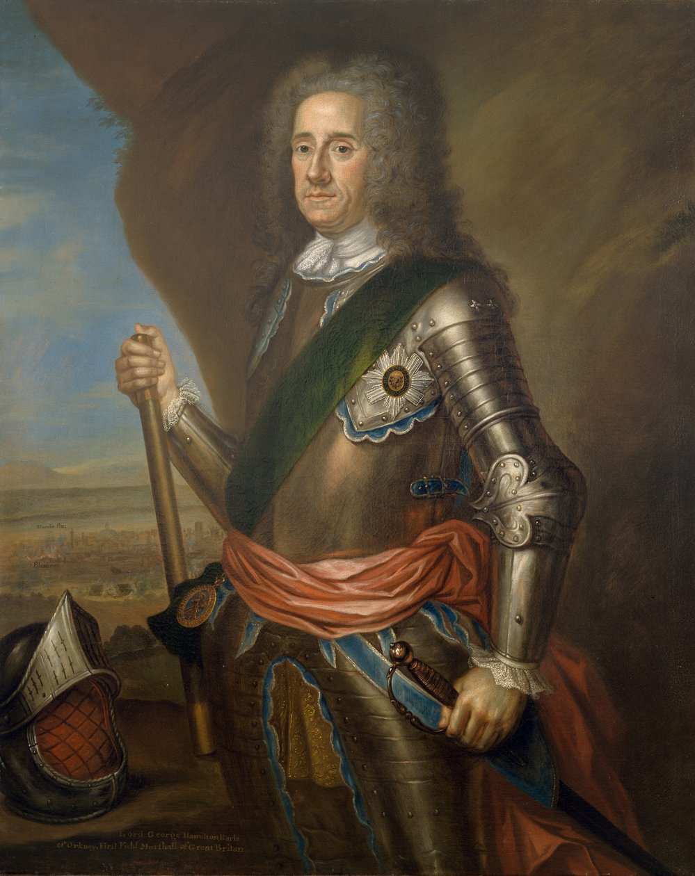 Lord George Hamilton (1666-1737), Orkneysaarten jaarli, noin 1736 (ks. myös 150350). tekijältä Martin Maingaud
