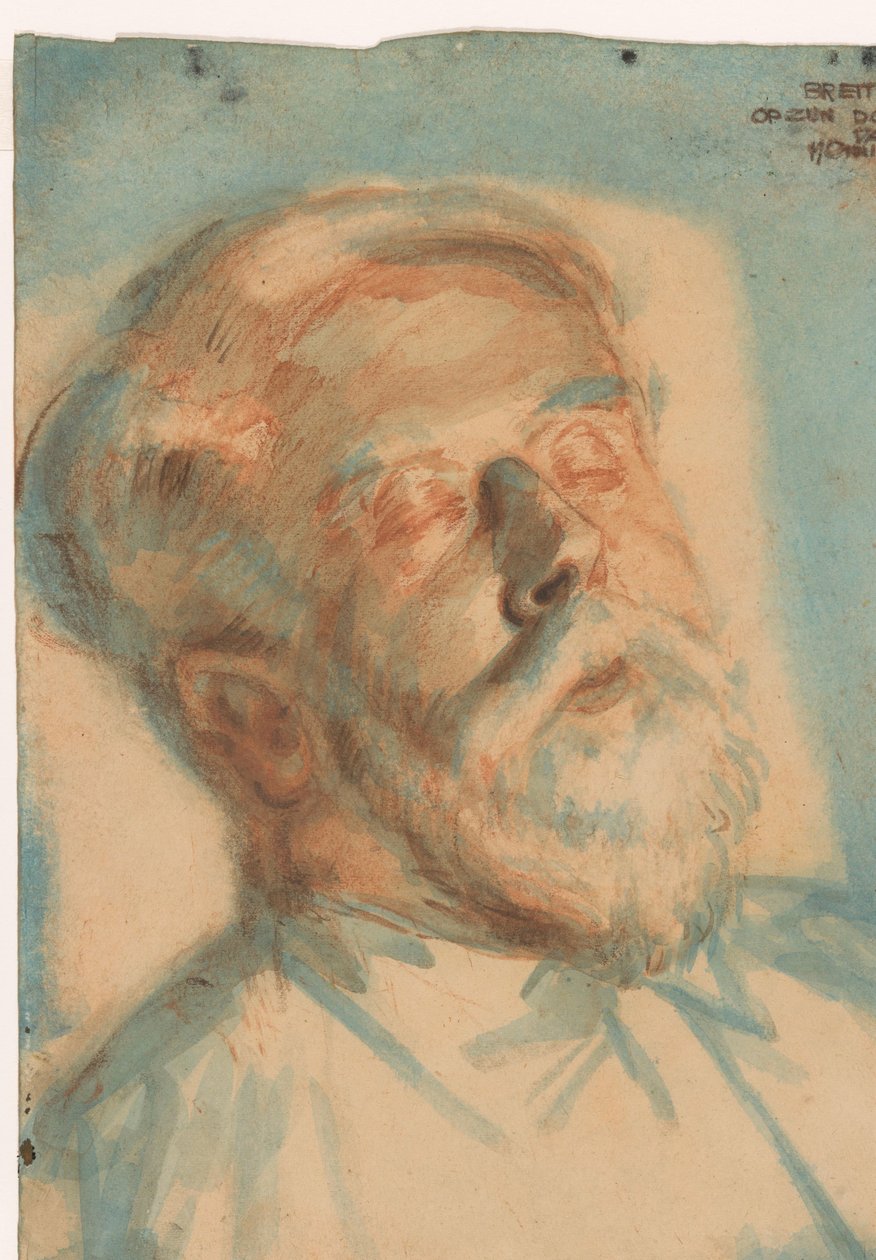 Breitner al seu llit de mort (títol sobre objecte) acabat tekijältä Martin Monnickendam (signed by artist)