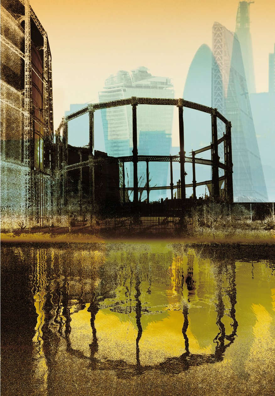Broadway Gas Tower, 2013 (silkkipaino) tekijältä Martin Mossop