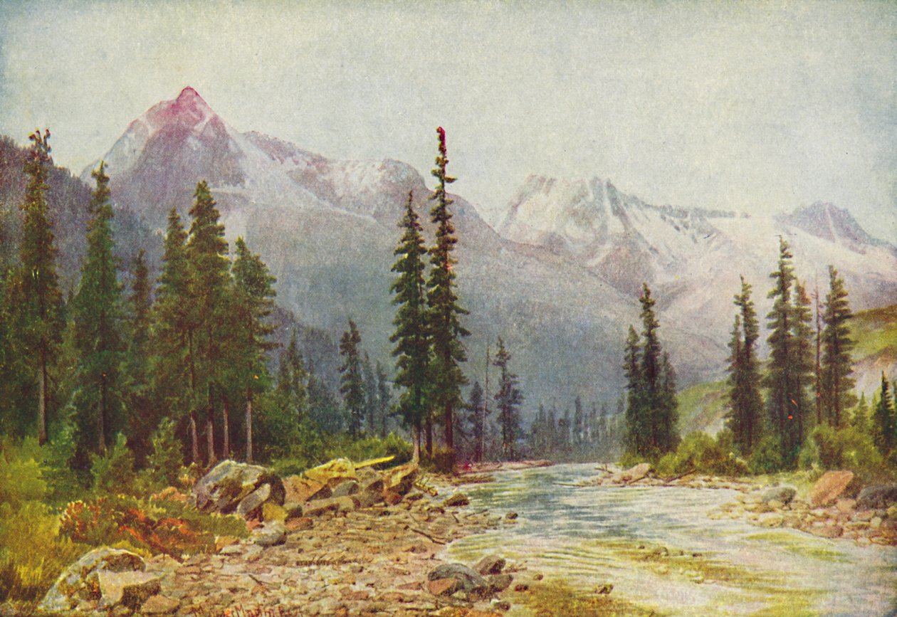 Kalliovuoret, 1916 tekijältä Thomas Mower Martin