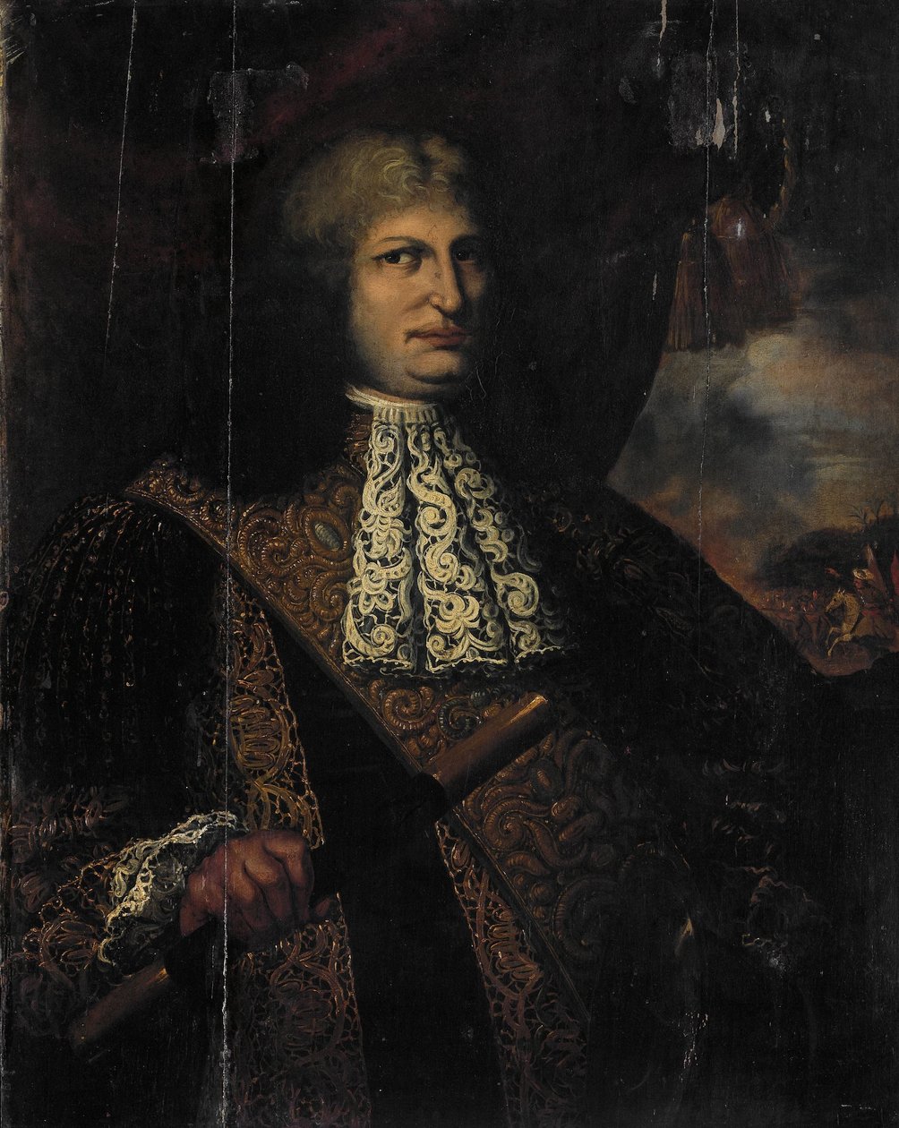 Alankomaiden Itä-Intian kenraalikuvernöörin Cornelis Speelmanin muotokuva tekijältä Martin Palin (attributed to)