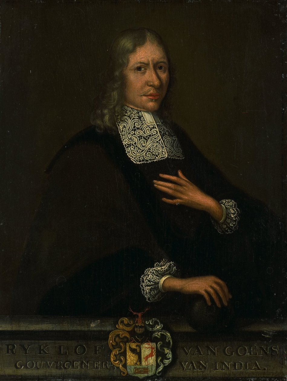 Hollannin Itä-Intian yhtiön kenraalikuvernöörin Rycklof van Goensin muotokuva tekijältä Martin Palin (copy after)