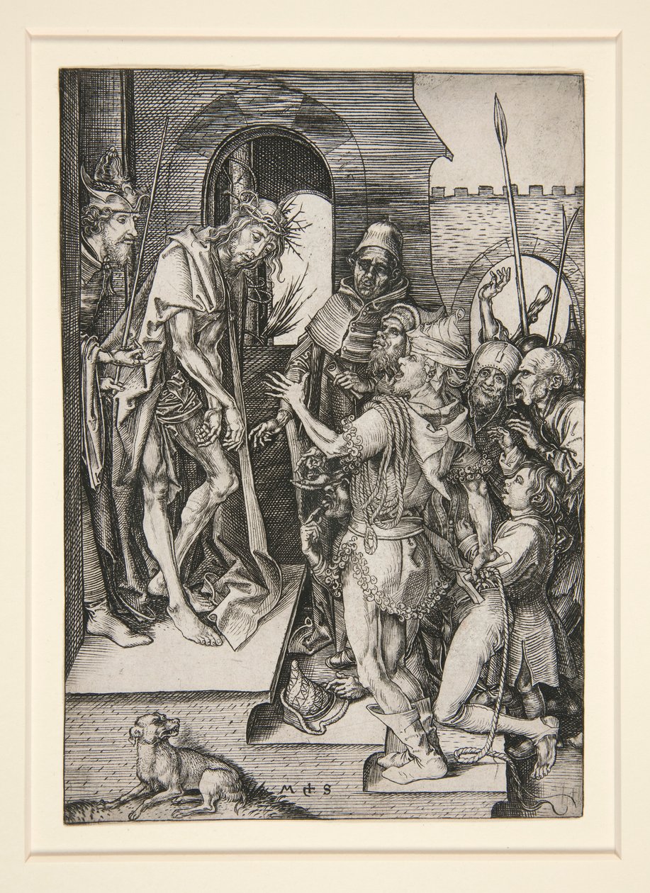 Kristus esitettiin kansalle (Ecce Homo) tekijältä Martin Schongauer