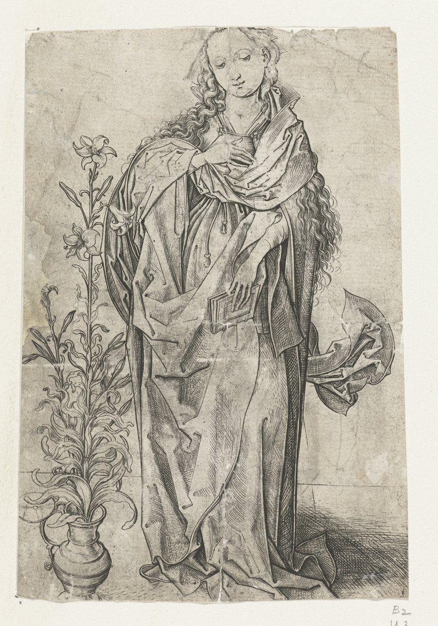 Neitsyt Maria Ilmoitus (sarjan nimi) tekijältä Martin Schongauer