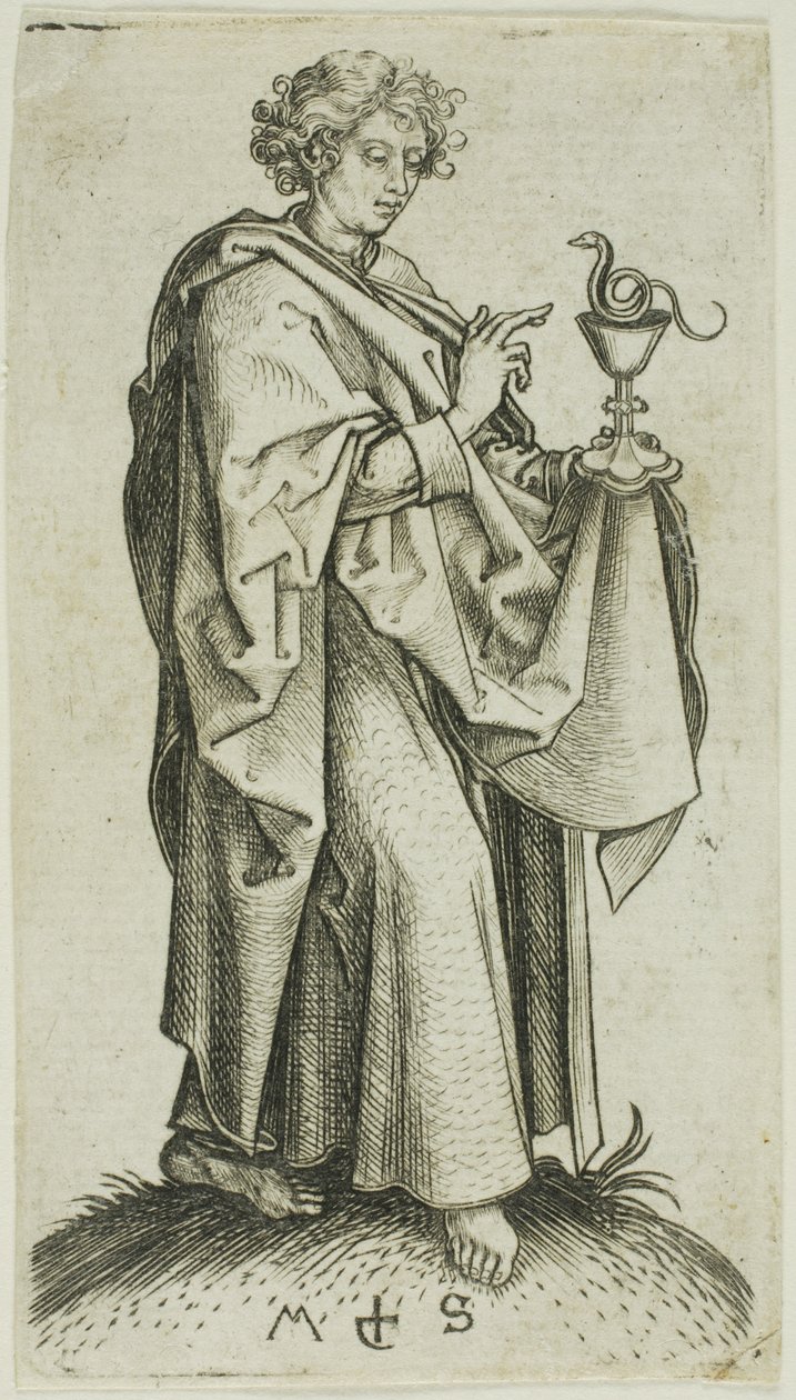 Johannes, apostoleista tekijältä Martin Schongauer
