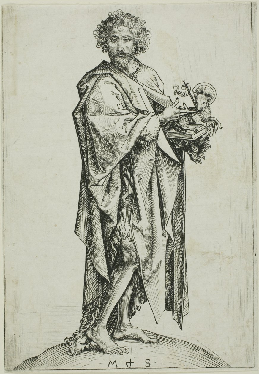 Johannes Kastaja tekijältä Martin Schongauer