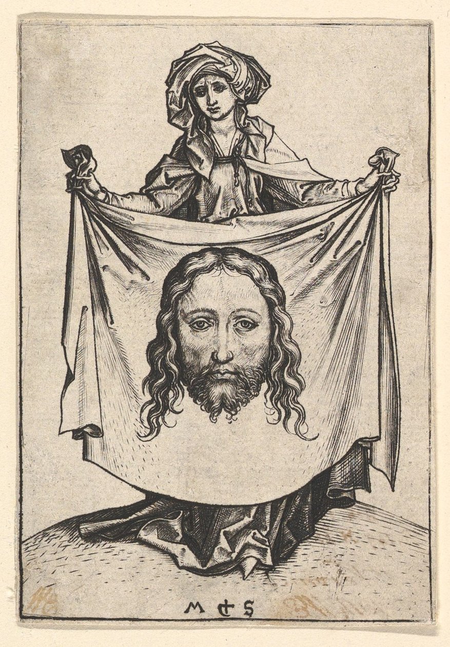 St. Veronica, n. 1435-1491. tekijältä Martin Schongauer