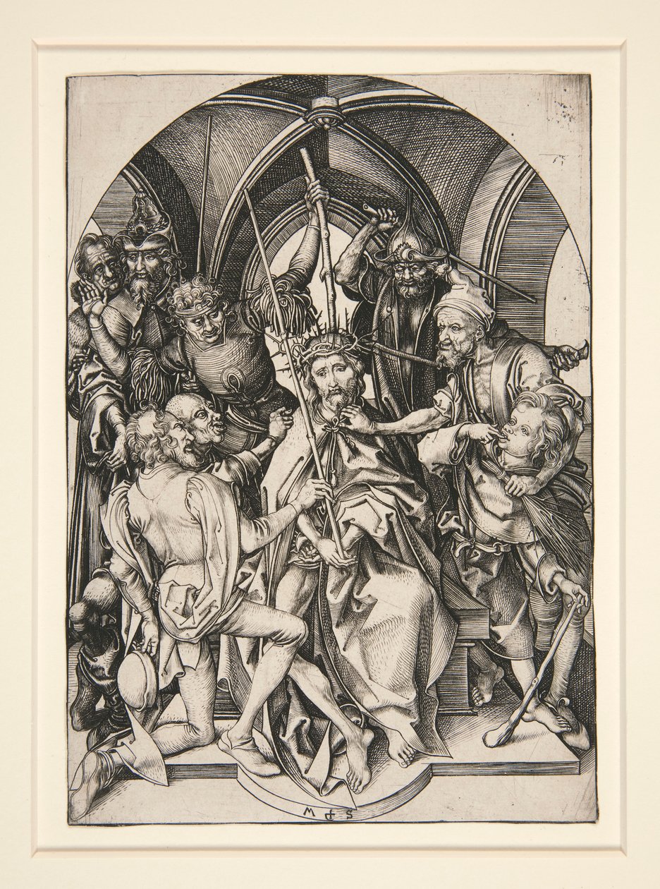 The Crowning with Thorns, sarjasta The Passion tekijältä Martin Schongauer