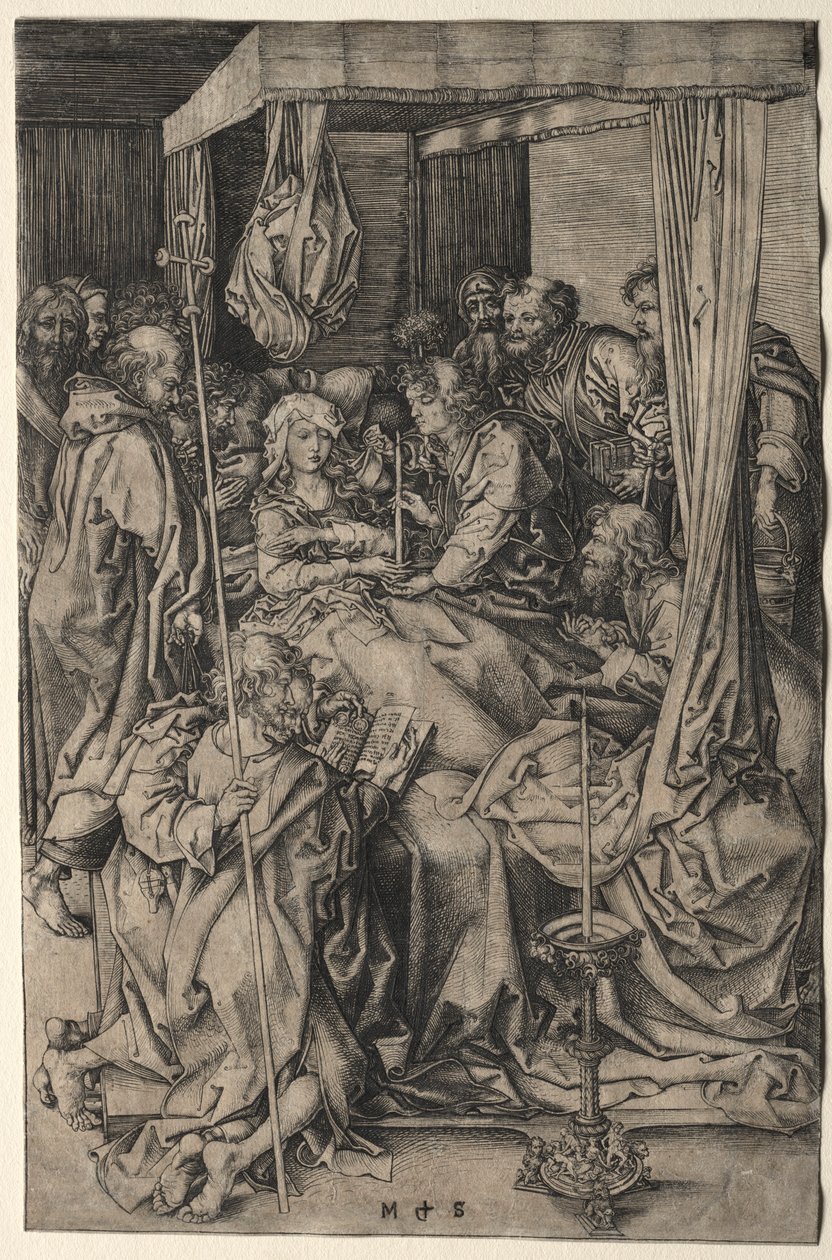 Neitsyen kuolema. tekijältä Martin Schongauer