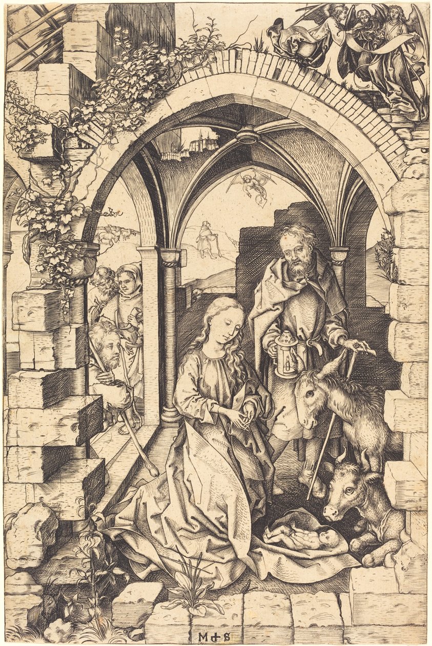 Syntymä tekijältä Martin Schongauer