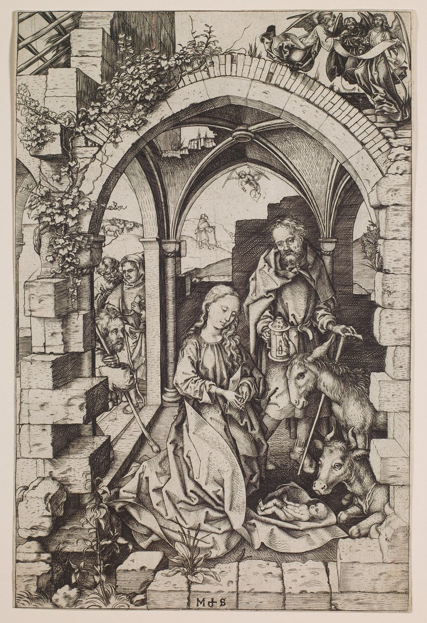 Syntymä tekijältä Martin Schongauer