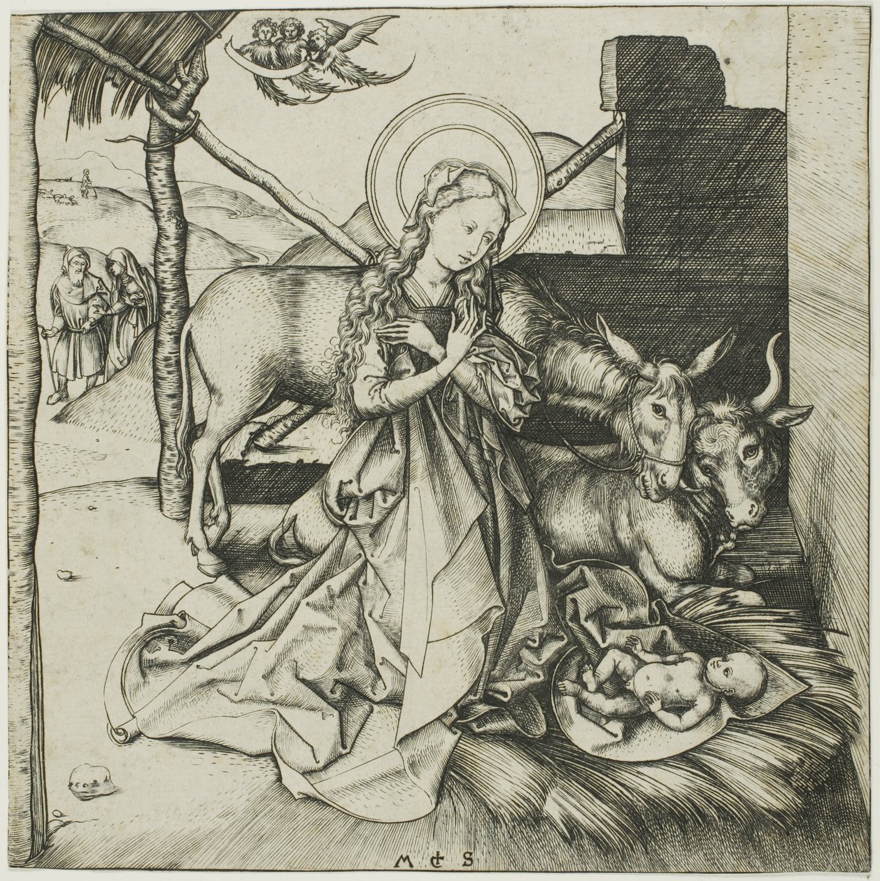 Syntymä, Kristuksen elämästä tekijältä Martin Schongauer