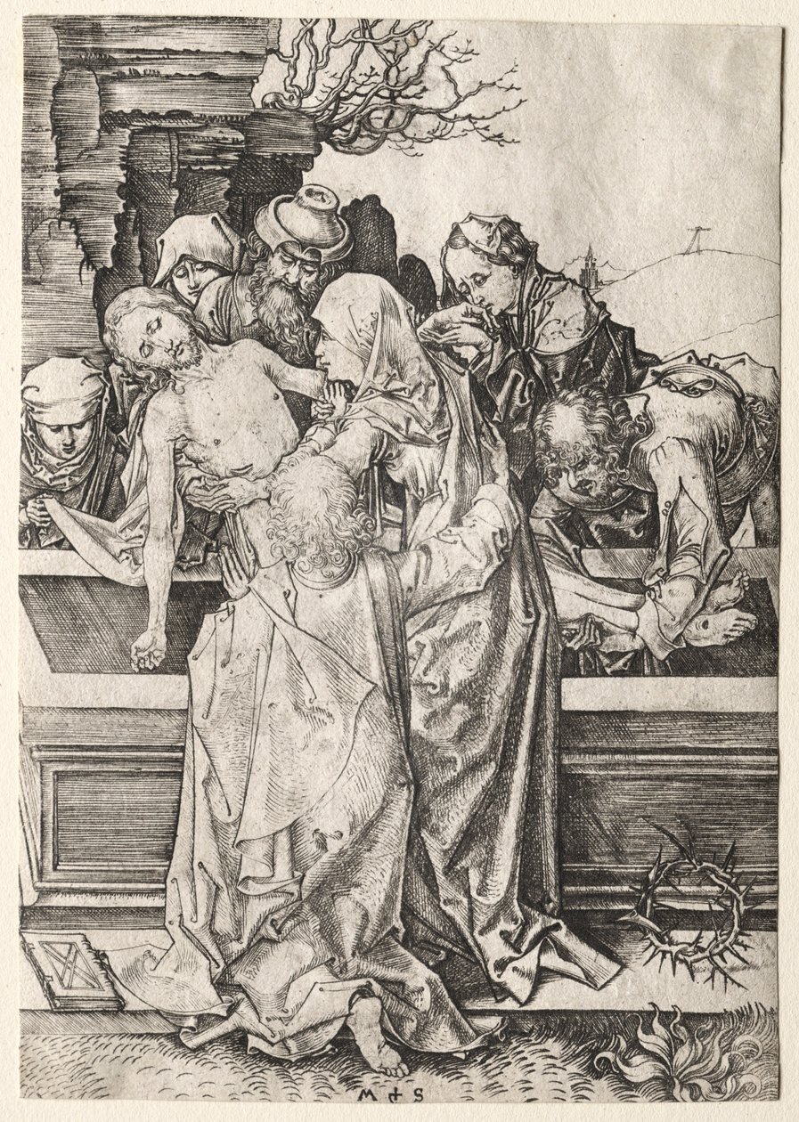 Passion: The Tombment. tekijältä Martin Schongauer