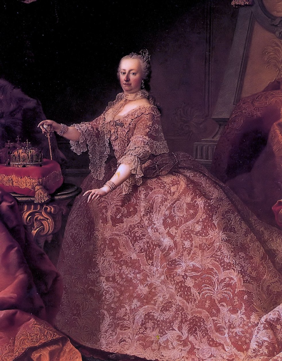 Saksa: Kaiserin Maria Theresia Maria Theresia Itävallan 35-vuotiaana tekijältä Martin van Meytens