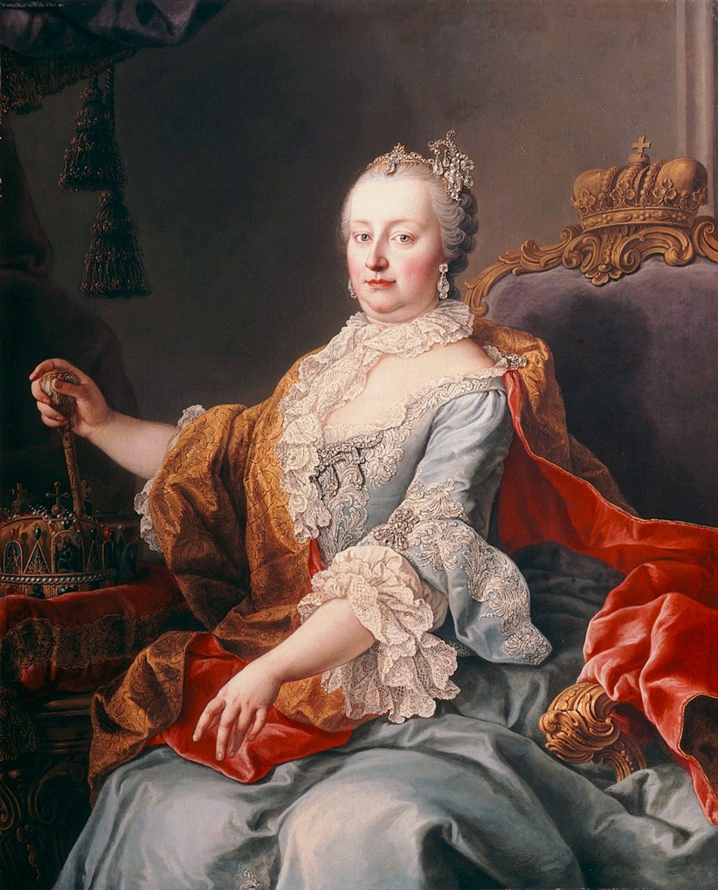 Maria Theresia Itävallasta tekijältä Martin van Meytens
