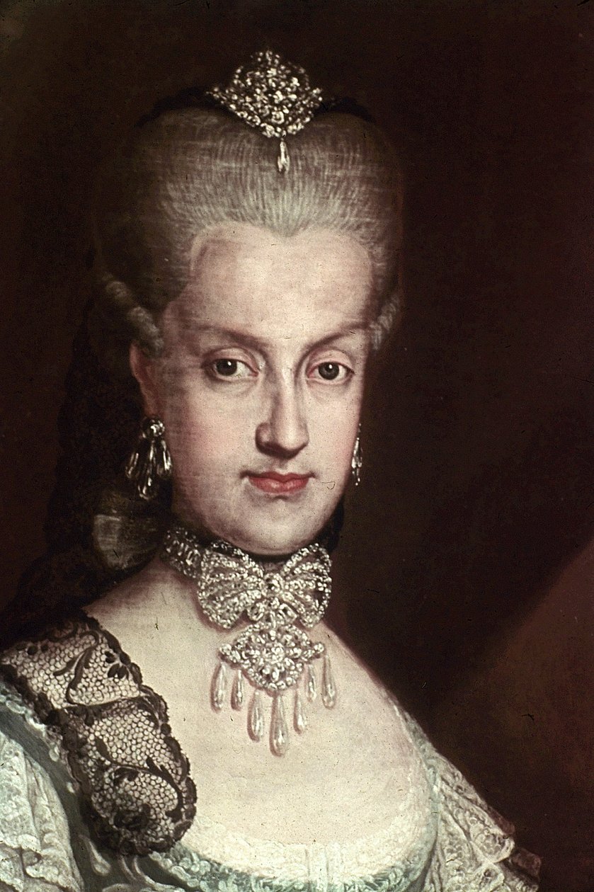 Maria Carolinan muotokuva Itävallan Maria Carolinasta tekijältä Martin van Meytens
