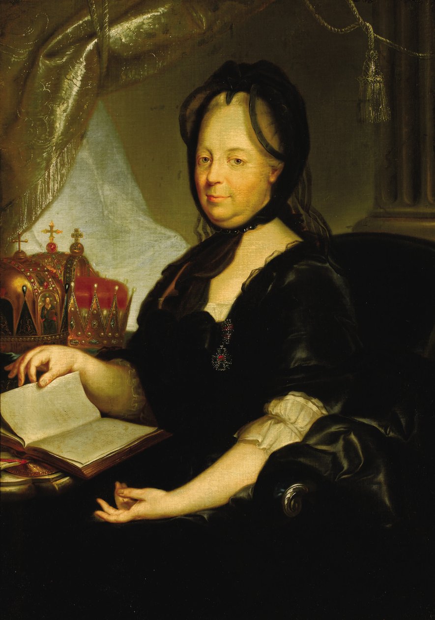 Katariina II surussa, 1760-luku tekijältä Martin van Meytens the Younger