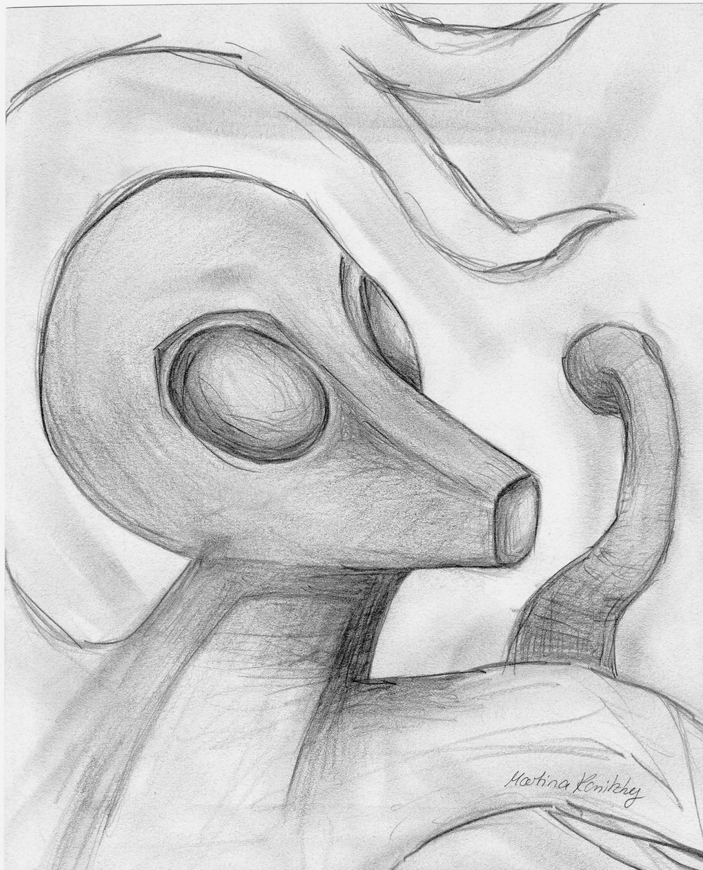 Alien Alien-animaatio tekijältä Martina Konitzky