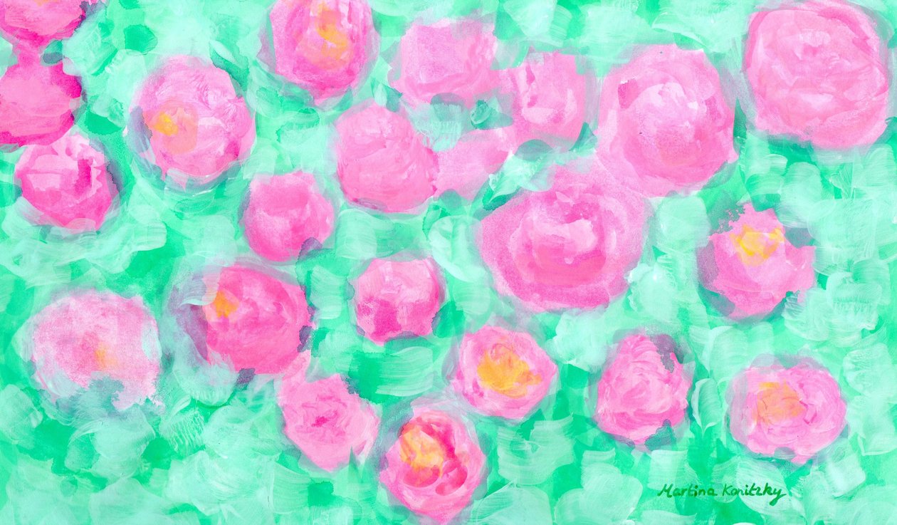 Ruusun terälehtiä Rose Bush tekijältä Martina Konitzky