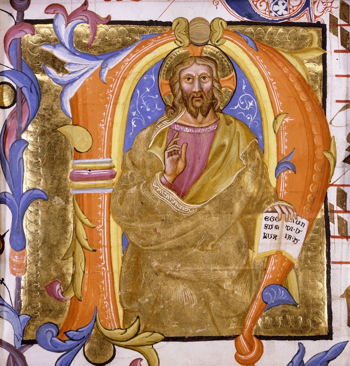 Kristus maailman valona, n. 1400 tekijältä Martino de Bartolomeo
