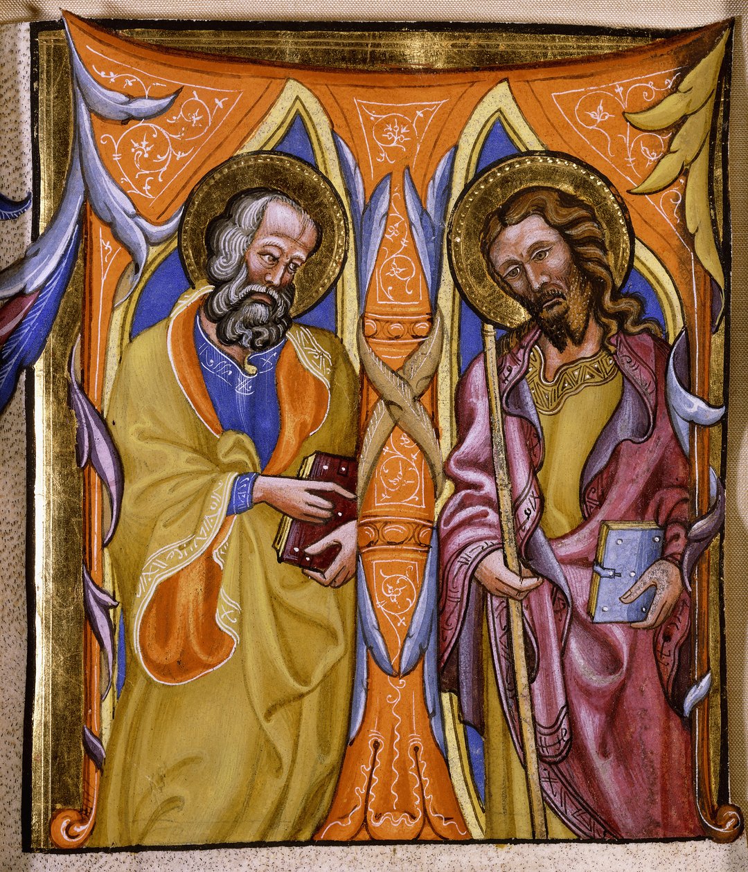 Pyhät Filippus ja Jaakob, noin 1400 tekijältä Martino de Bartolomeo