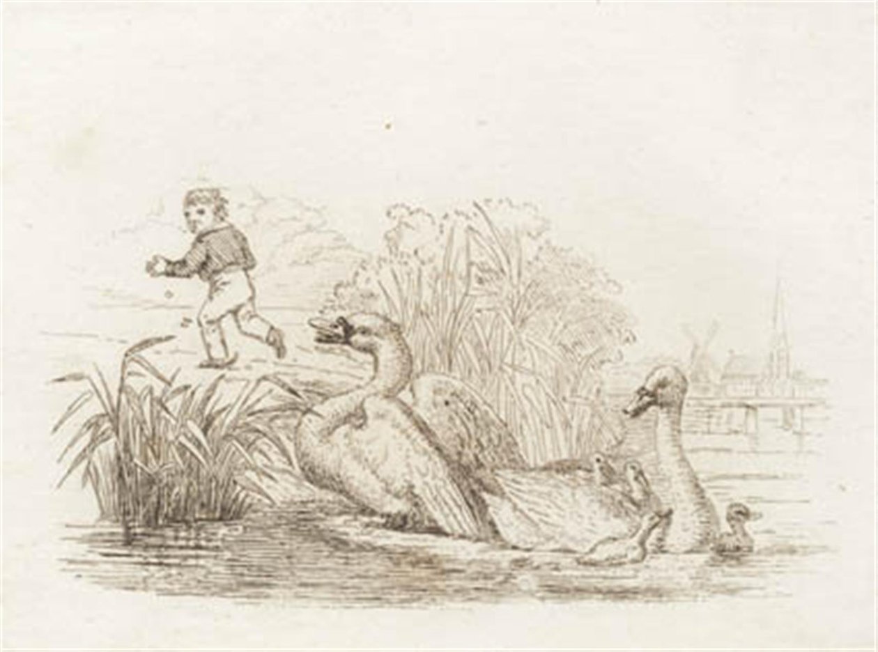 Il·lustració per a "Mit centenar de faules per a nens" de Heyfinnish tekijältä Martinus Rørbye