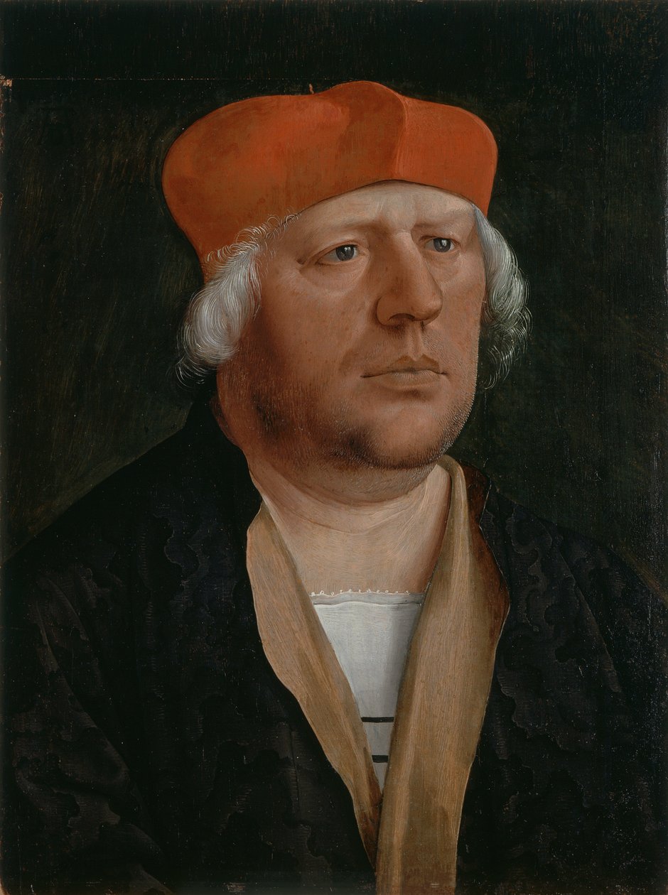Kanttorin muotokuva, noin 1520 (öljy paneelille). tekijältä Marx Reichlich
