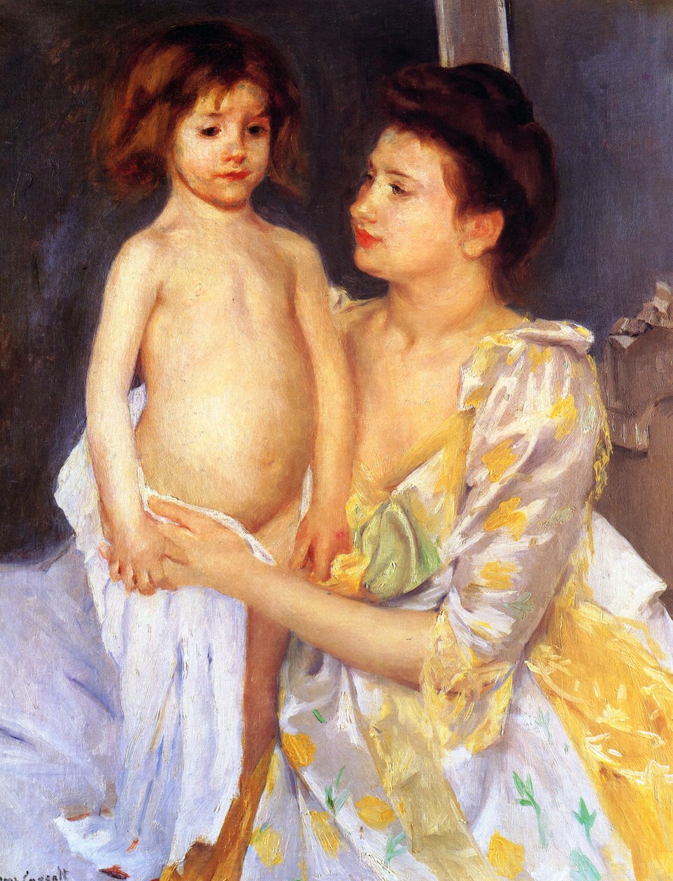 Julesin äiti kuivasi tekijältä Mary Cassatt