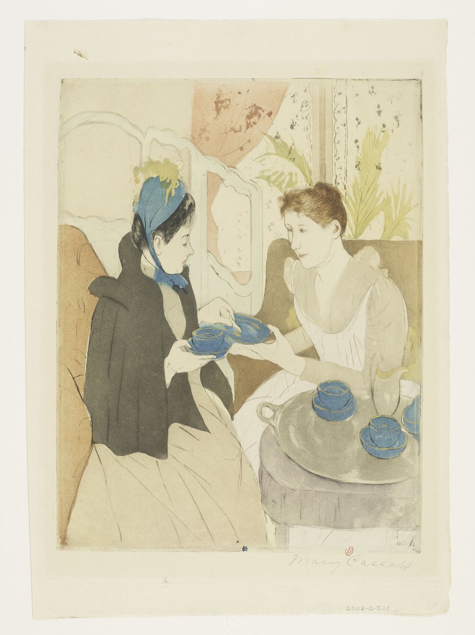 La Visite tekijältä Mary Cassatt