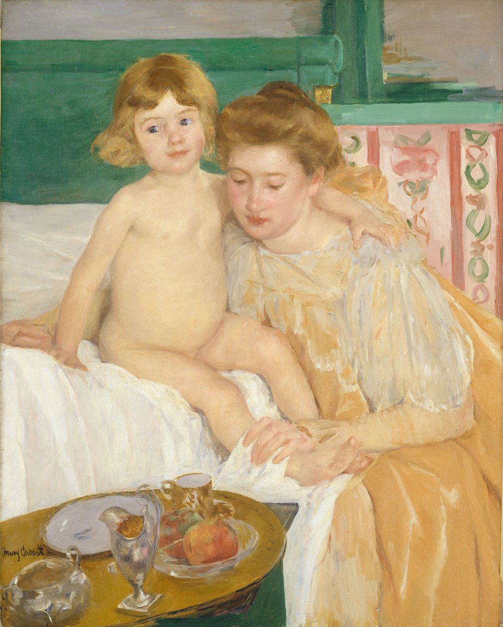 Äiti ja lapsi tekijältä Mary Cassatt