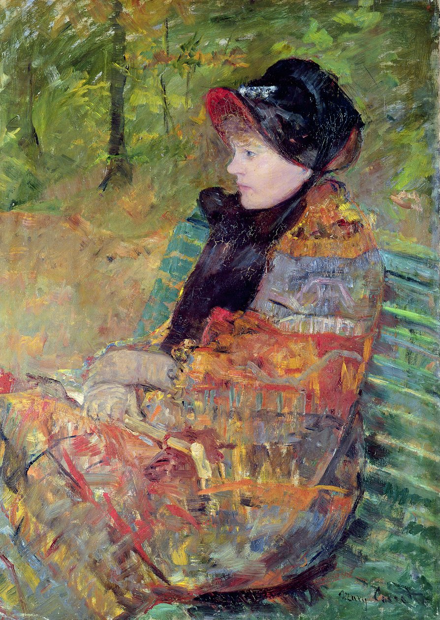 Larawan ni Mlle C. Lydia Cassatt, 1880 finn tekijältä Mary Cassatt