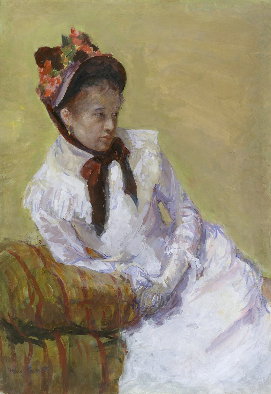 Taiteilijan muotokuva, 1878 tekijältä Mary Cassatt