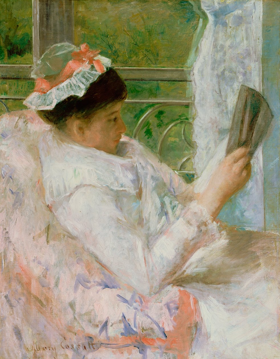 Lukija (Lydia Cassatt) n.1878 tekijältä Mary Cassatt